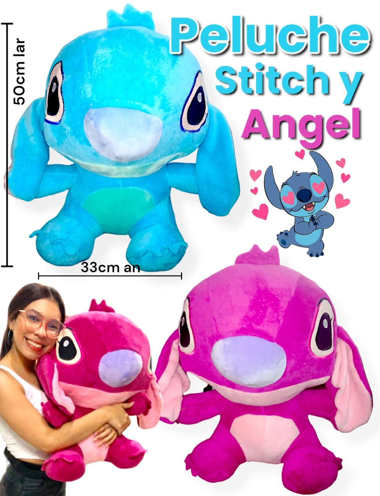 Peluche Stitch y Angel 50cm 